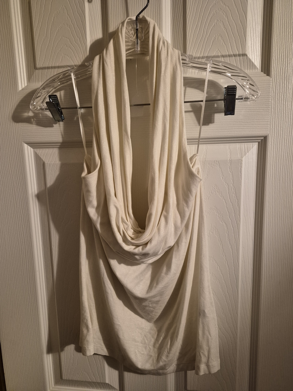 The Limited Cream Cowl Neck Camisole